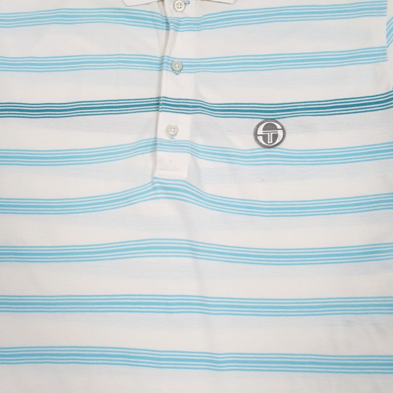 Mens White Sergio Tacchini   Polo Shirt