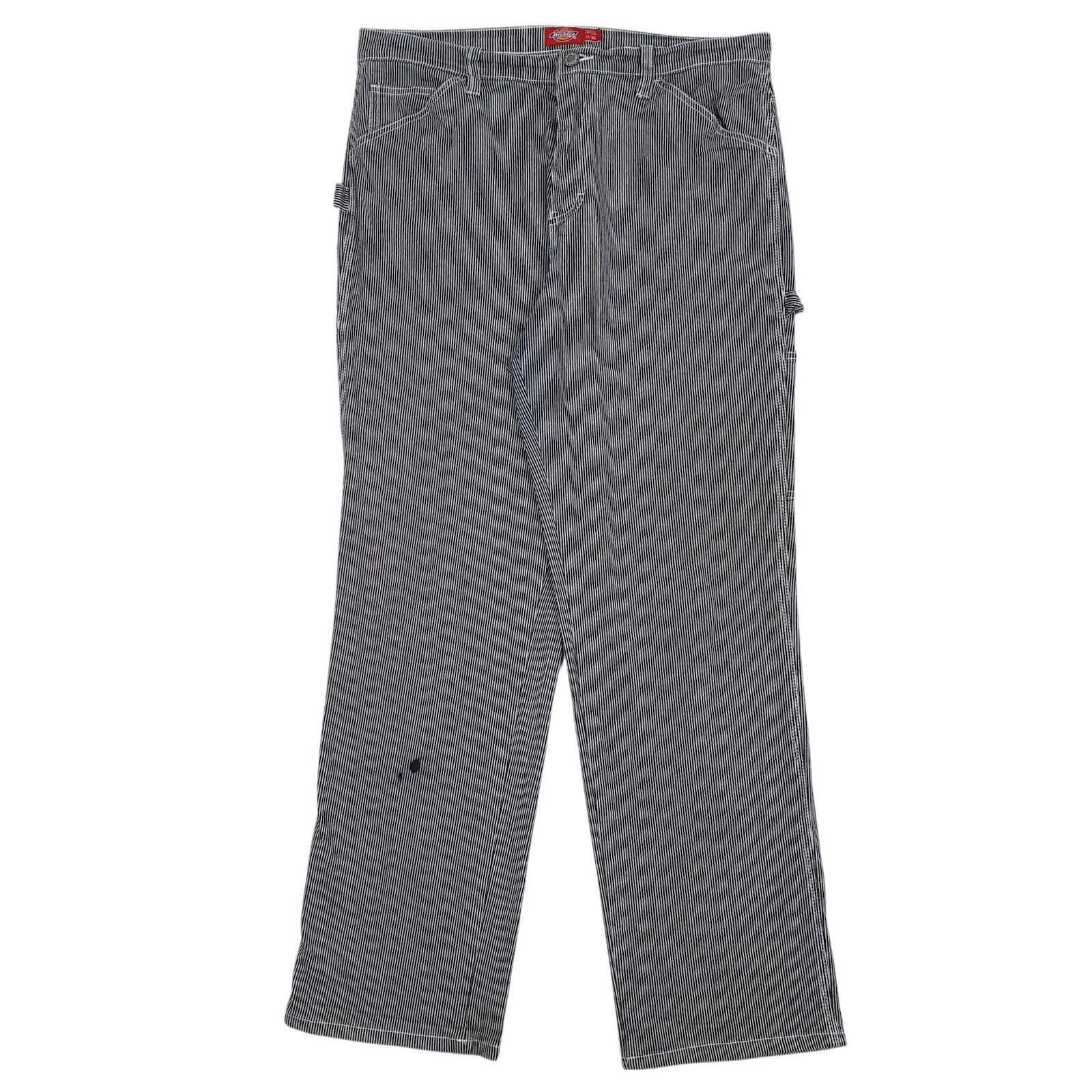 Womens Black Dickies  Carpenter Trousers