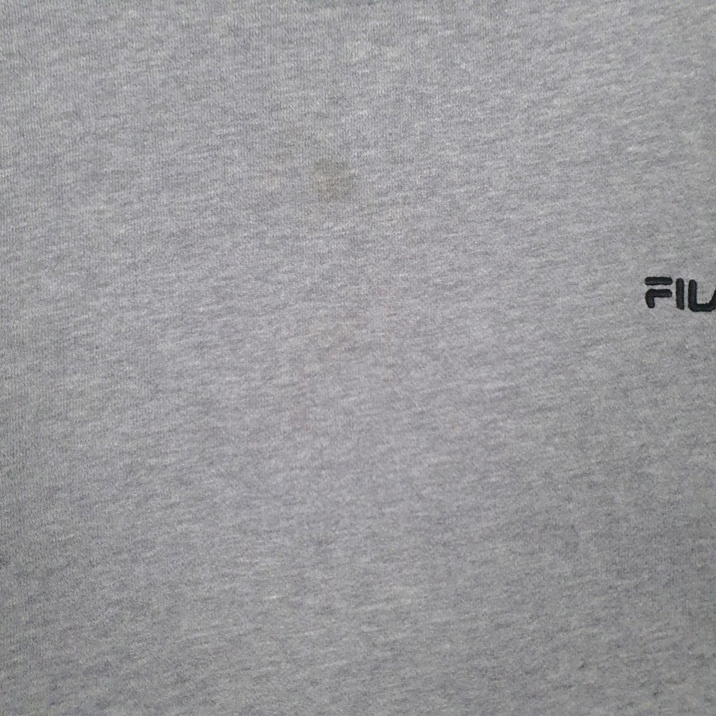 Mens Grey Fila  Crewneck Jumper