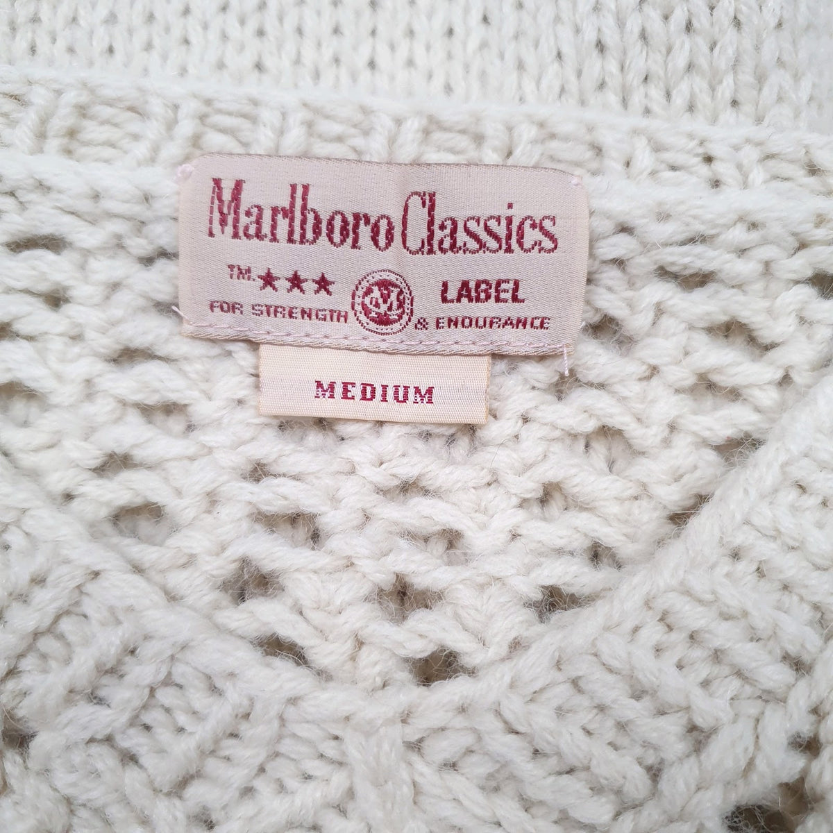 Womens Cream Marlboro Poncho Knit Vest Jumper