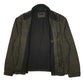Mens Brown Levis Bomber Military Windbreaker Padded  Coat