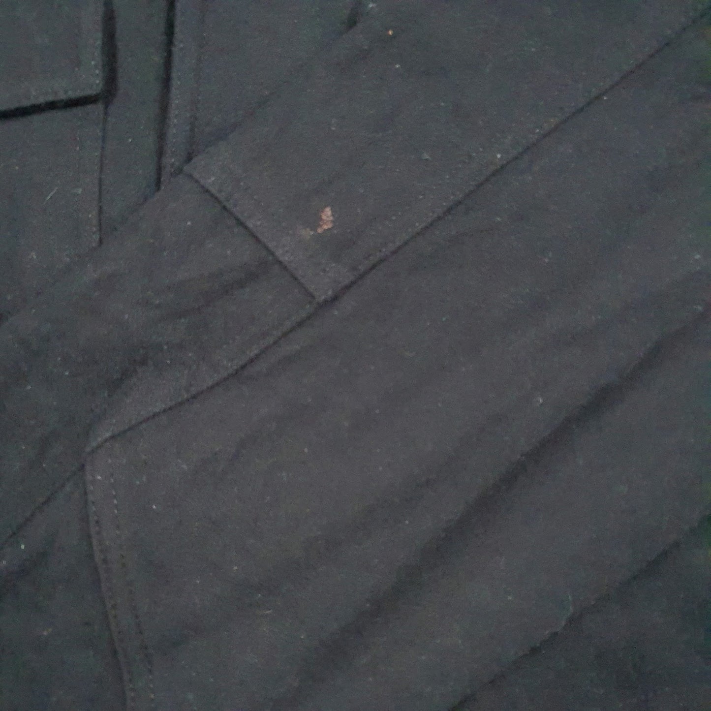 Mens Black Levis Padded  Coat