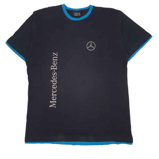 Mens Black Mercedes-Benz  Short Sleeve T Shirt