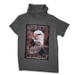 Mens Grey Unbranded American Eagle Freedom Turtle Neck Short Sleeve T Shirt
