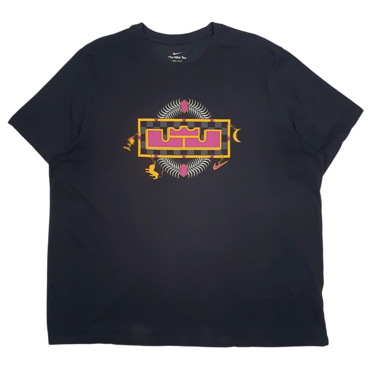 Mens Black Nike Dri-Fit Short Sleeve T Shirt