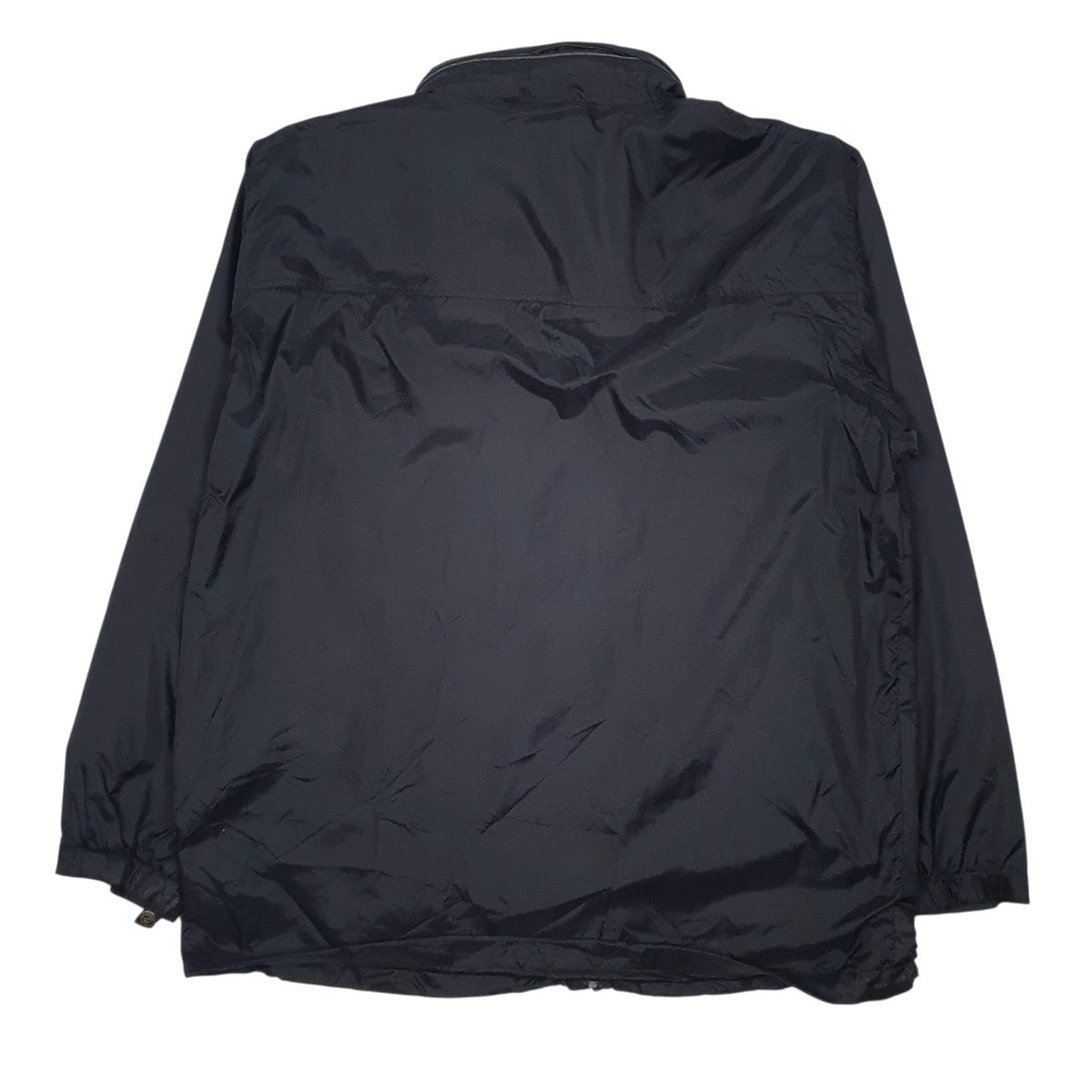 Mens Black Fila Hooded  Coat