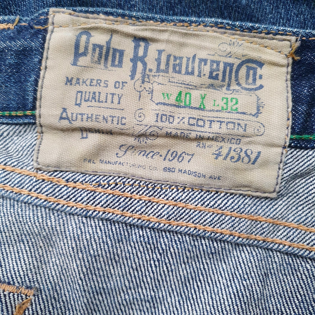 Mens Blue Ralph Lauren   Jeans