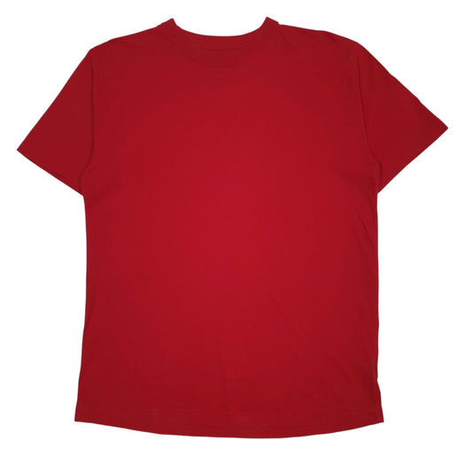Mens Red Unbranded  Short Sleeve T Shirt