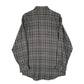 Mens Grey GJ Plaid Flannel  Shirt