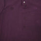 Mens Purple Fila  Cardigan Polo Shirt