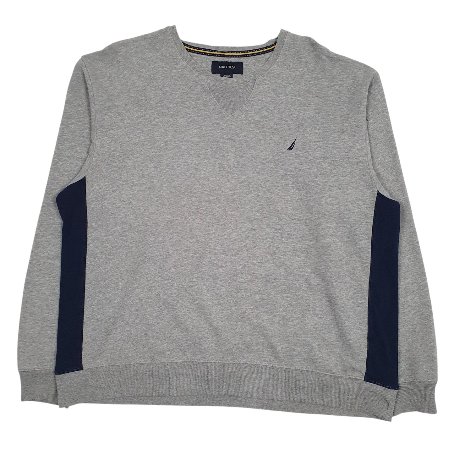 Mens Grey Nautica  Crewneck Jumper