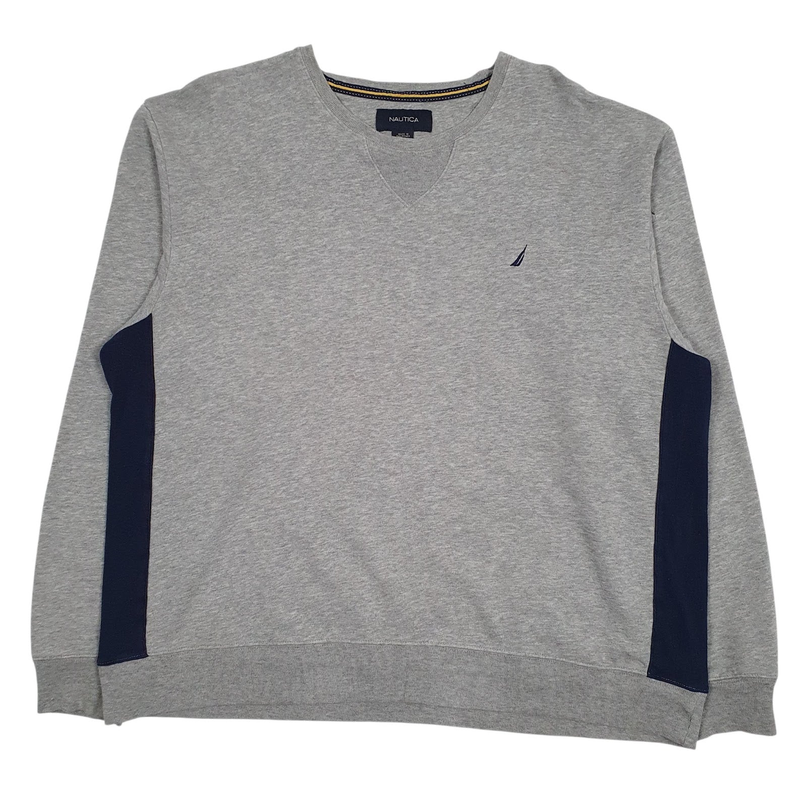 Mens Grey Nautica  Crewneck Jumper
