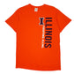 Mens Orange Gildan Illinois Short Sleeve T Shirt