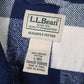 Mens Blue L.L.Bean Flannel  Shirt