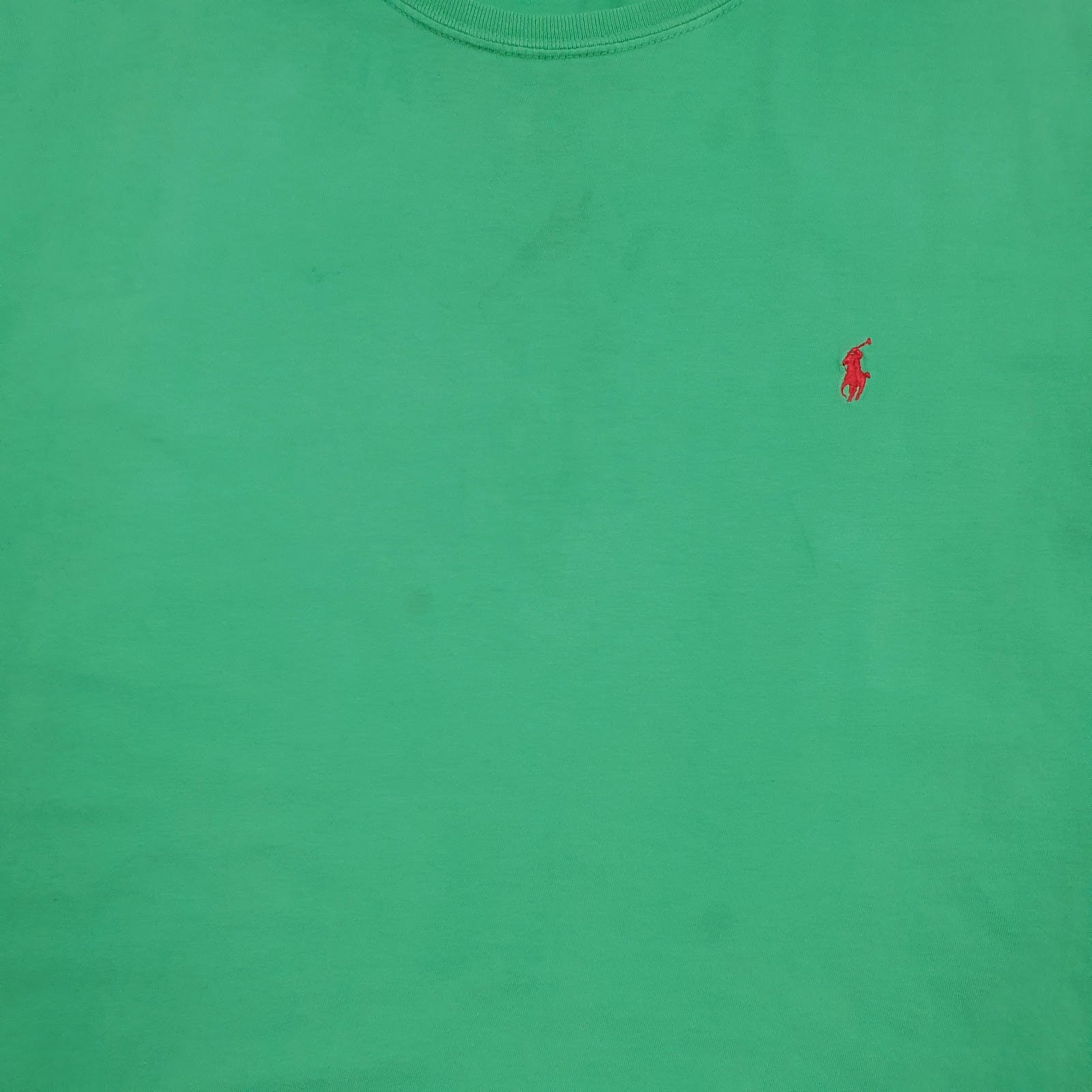 Mens Green Polo Ralph Lauren Vintage 90s  T Shirt