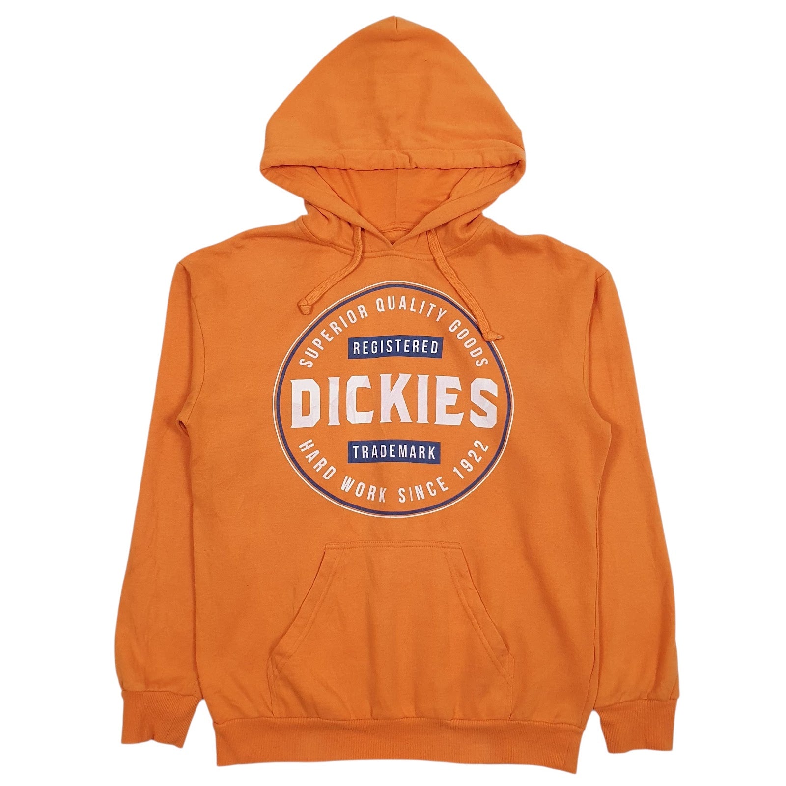 Womens Orange Dickies Spellout Hoodie Jumper