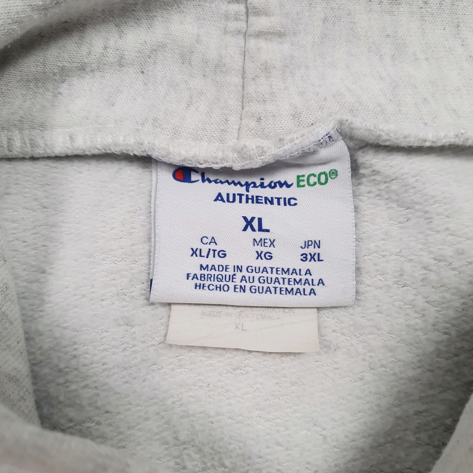Mens Grey Champion  Hoodie Jumper