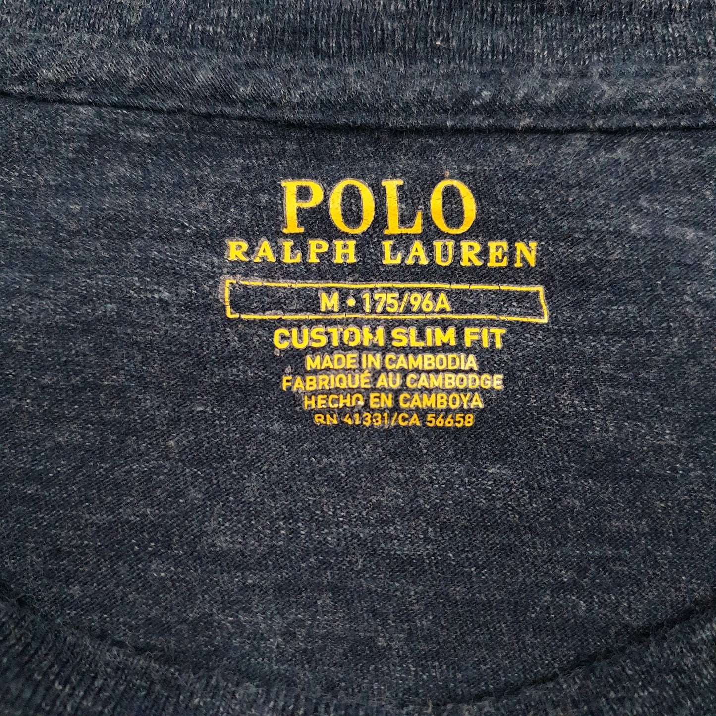 Mens Navy Polo Ralph Lauren   T Shirt