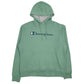 Mens Green Champion  Hoodie Jumper