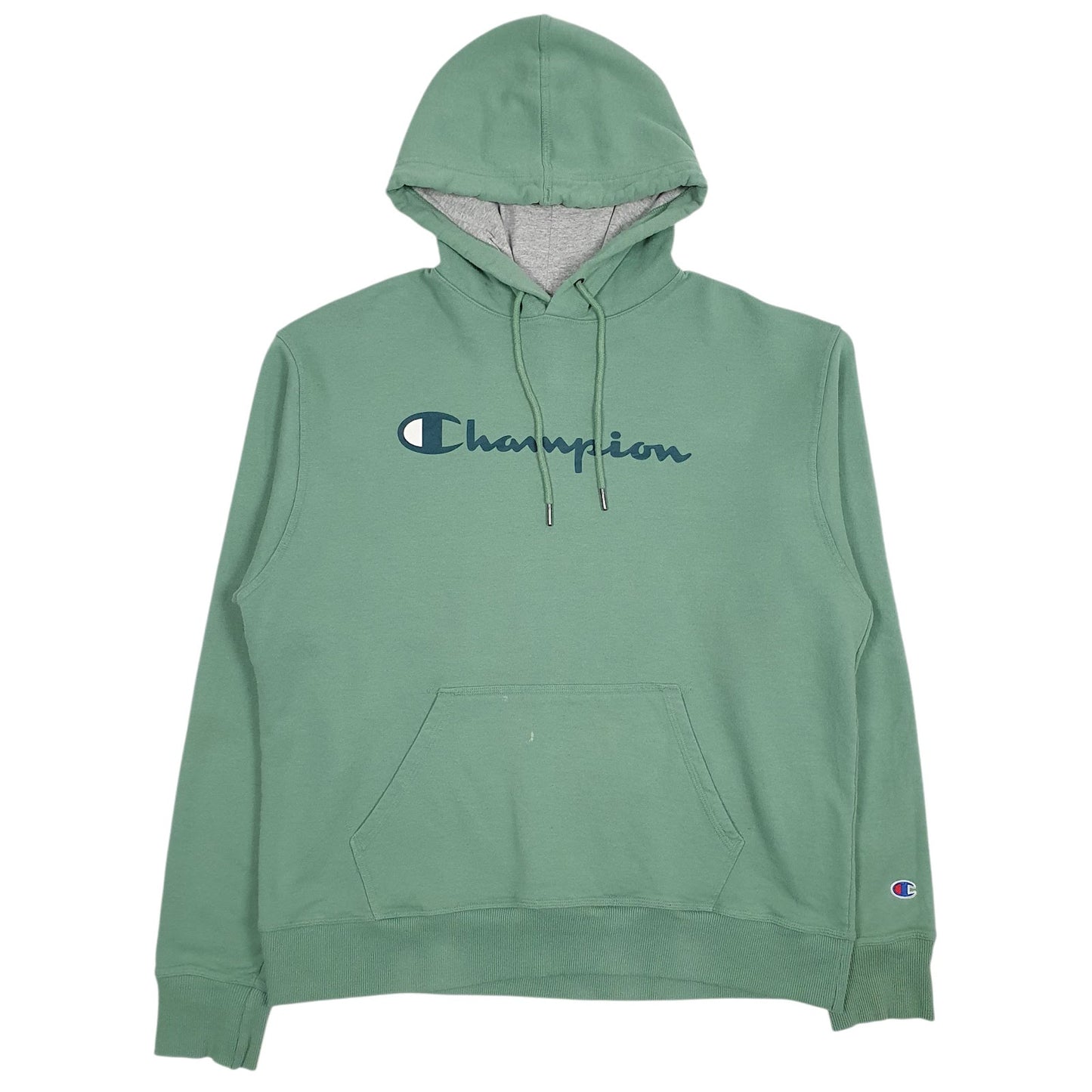 Mens Green Champion  Hoodie Jumper