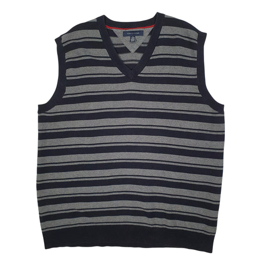 Mens Navy Tommy Hilfiger  Vest Jumper