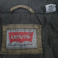 Mens Green Levis Padded Crewneck Coat