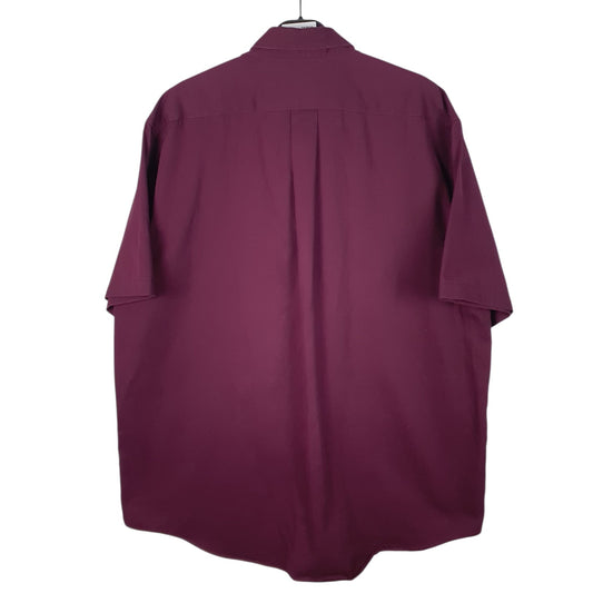Mens Burgundy L.L.Bean   Shirt
