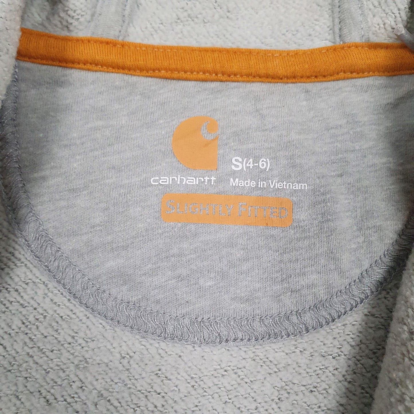 Womens Grey Carhartt  Full Zip Jumper