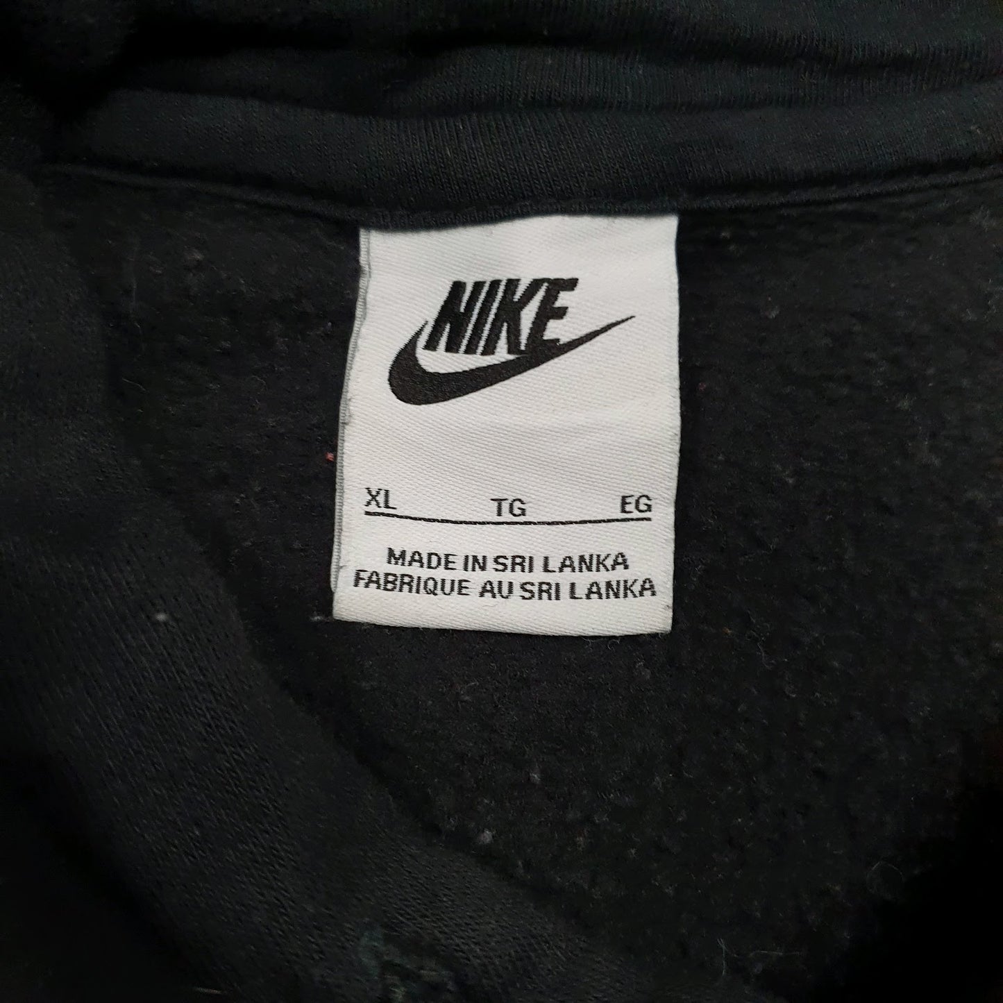 Mens Black Nike Spellout Hoodie Jumper