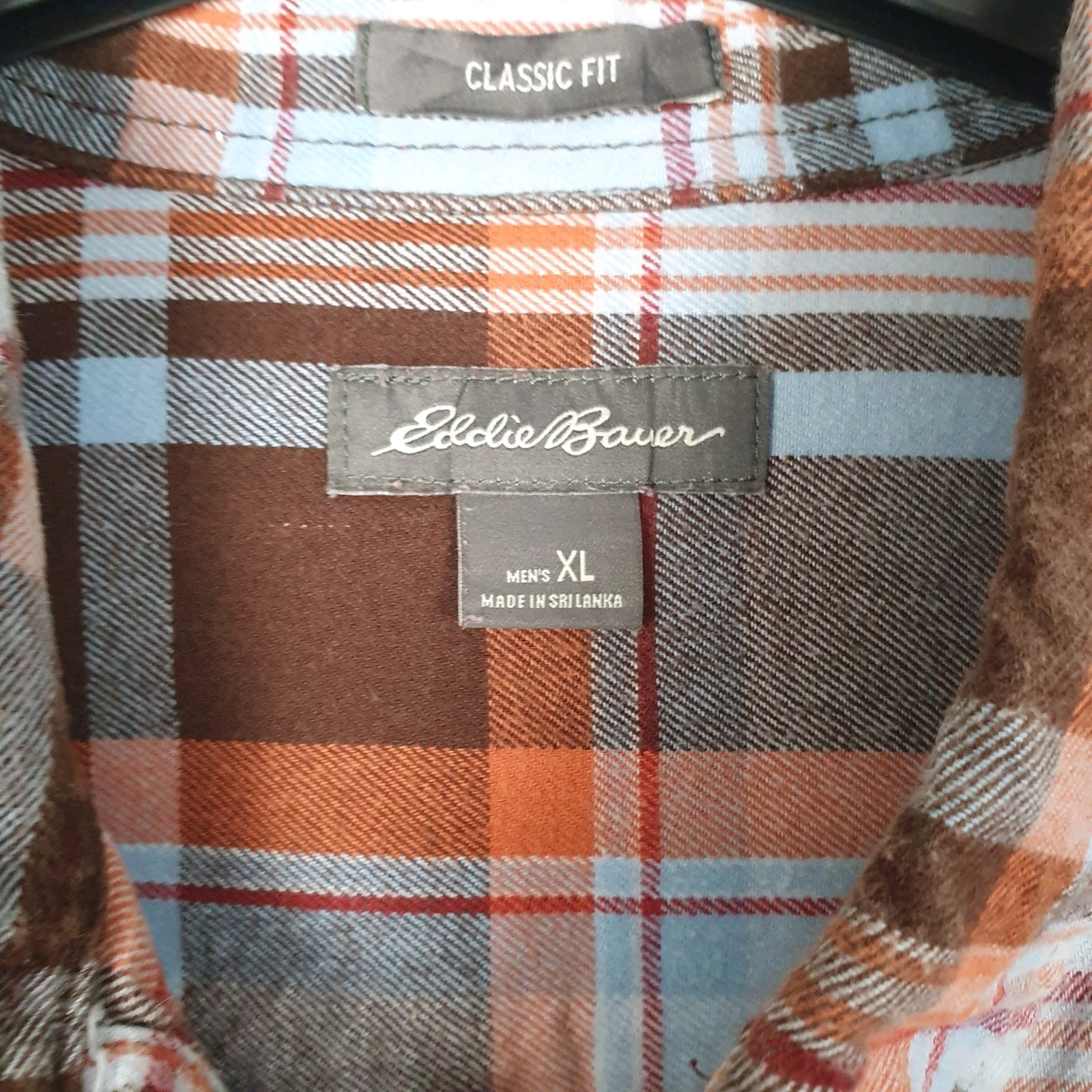 Mens Blue Eddie Bauer   Shirt