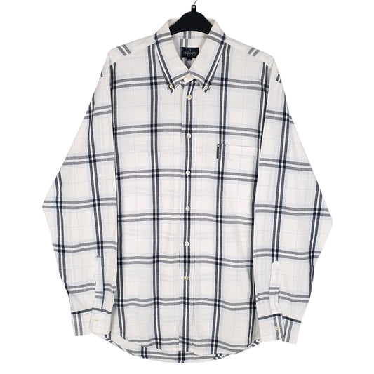Mens White Trussardi  Long Sleeve Shirt