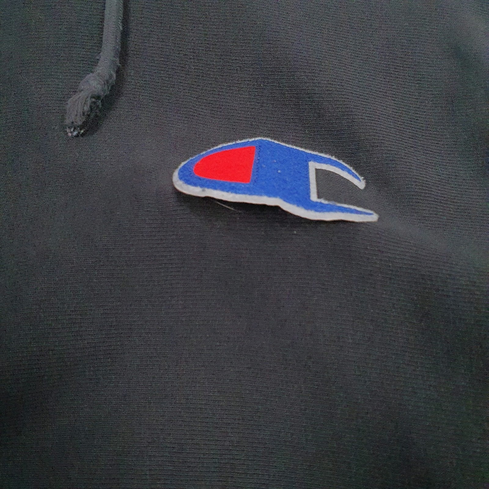Mens Black Champion Reverse Weave Hoodie Jumper