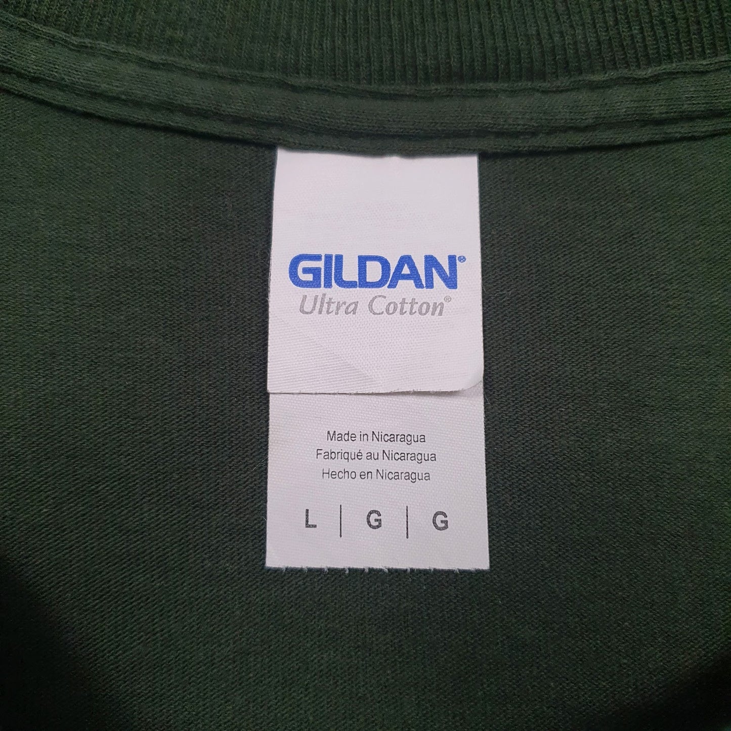 Mens Green Gildan Jettison Hockey  T Shirt