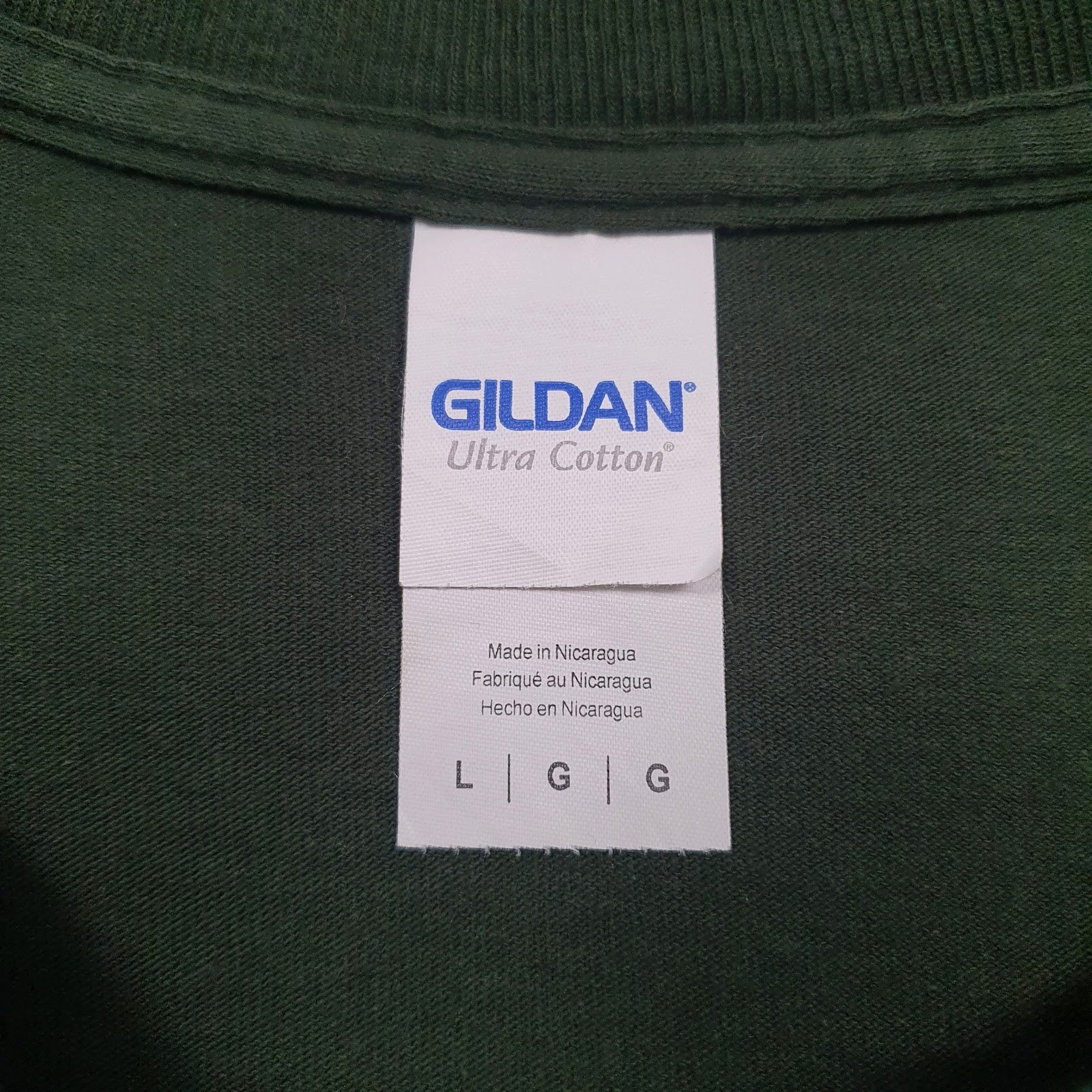 Mens Green Gildan Jettison Hockey  T Shirt