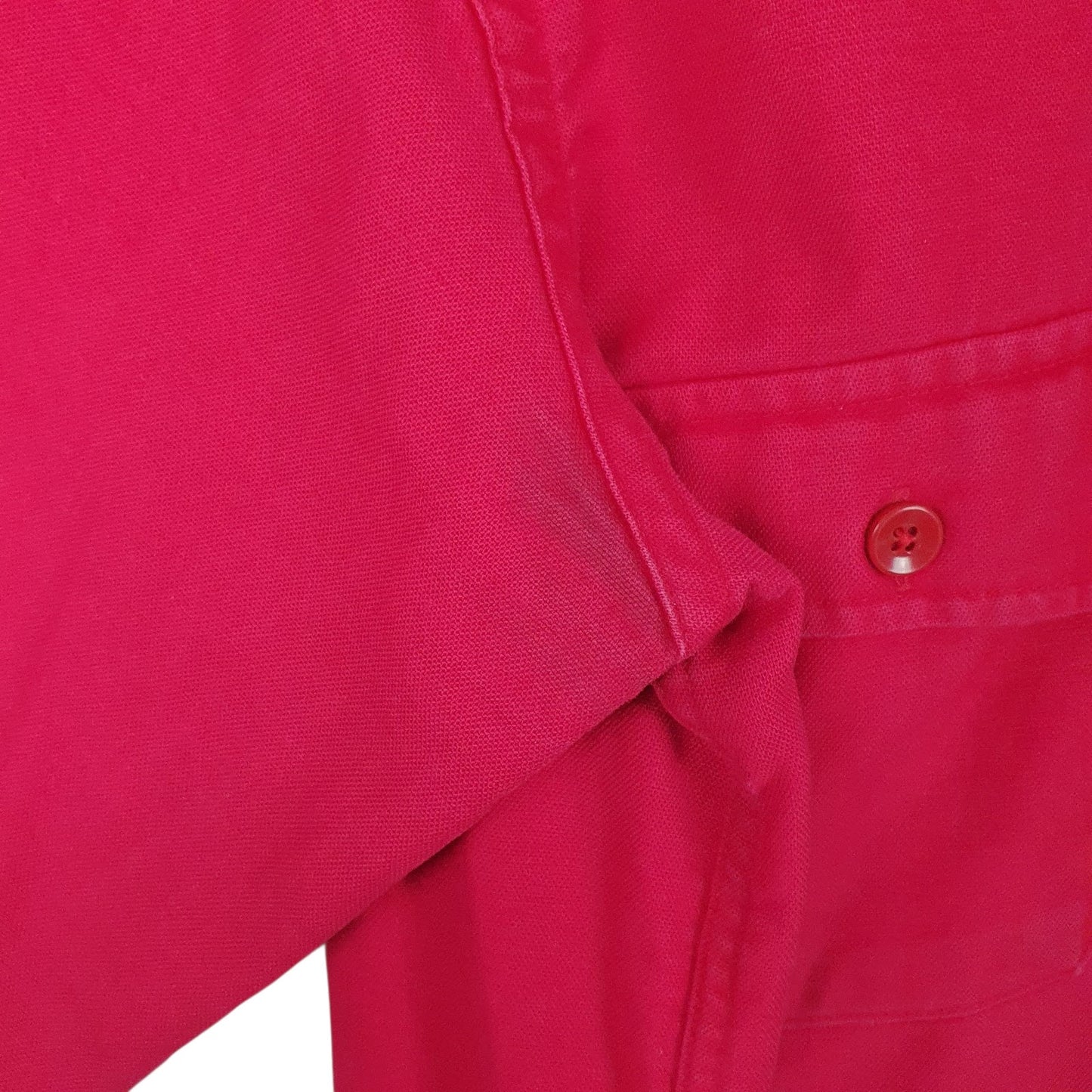 Mens Red L.L.Bean Chamois Vintage 90s Made In USA  Shirt