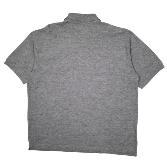 Mens Grey Kappa  Hoodie Polo Shirt