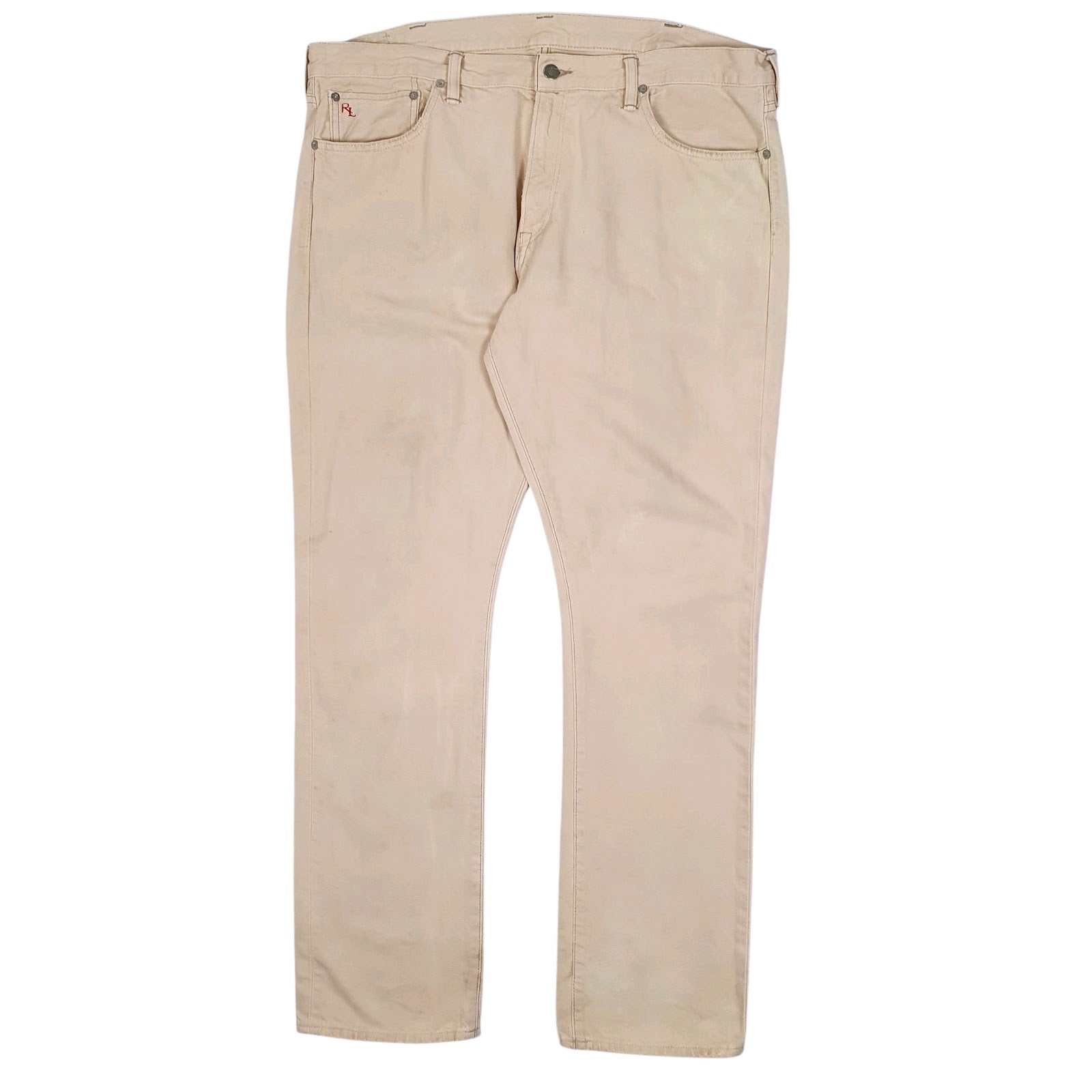 Mens Cream Polo Ralph Lauren  Casual JeansW38 L34