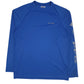 Mens Blue Columbia Sportswear Company Active Wear PFG Omni-Shade Long Sleeve T Shirt