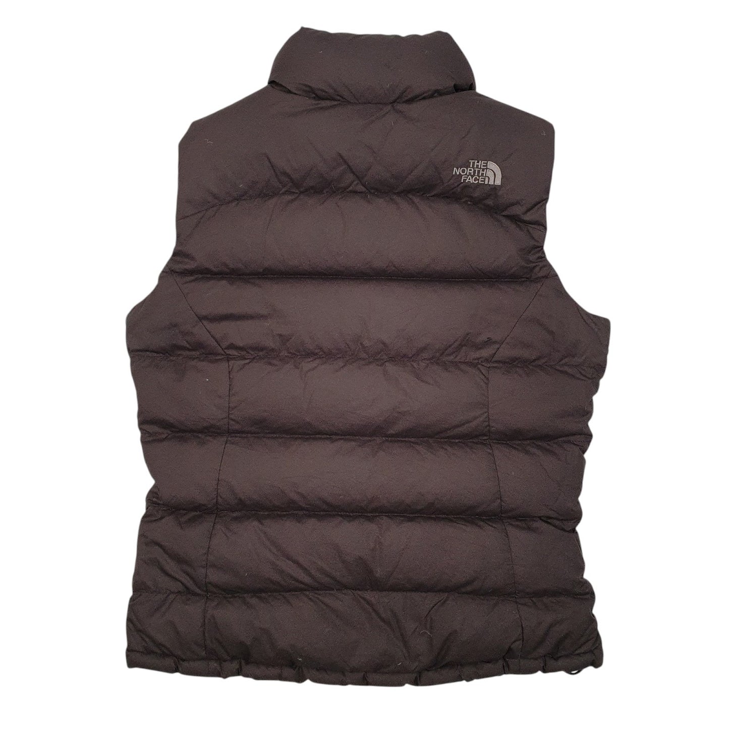 Womens Grey The North Face Nuptse Vest Gilet Bodywarmer  Coat