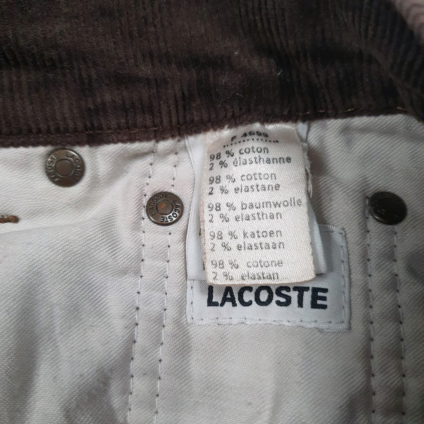Womens Brown Lacoste   Trousers