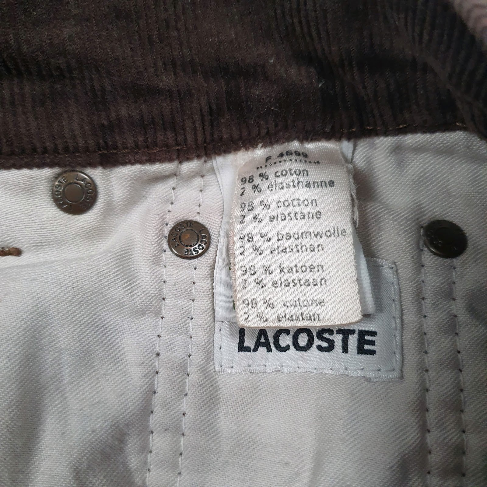 Womens Brown Lacoste   Trousers