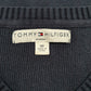 Womens Navy Tommy Hilfiger  V Neck Jumper