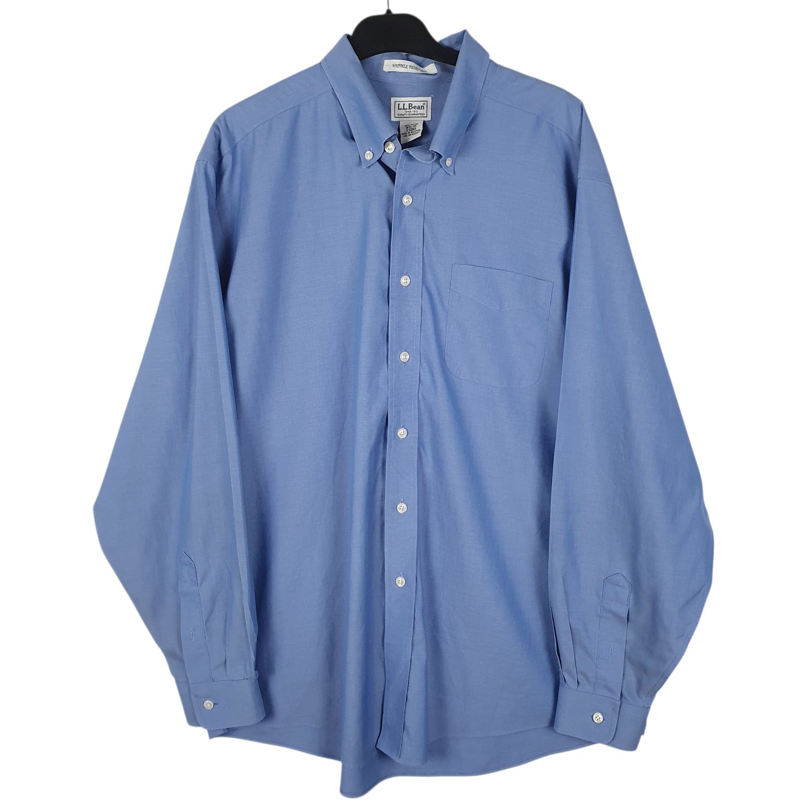 Mens Blue L.L.Bean  Long Sleeve Shirt
