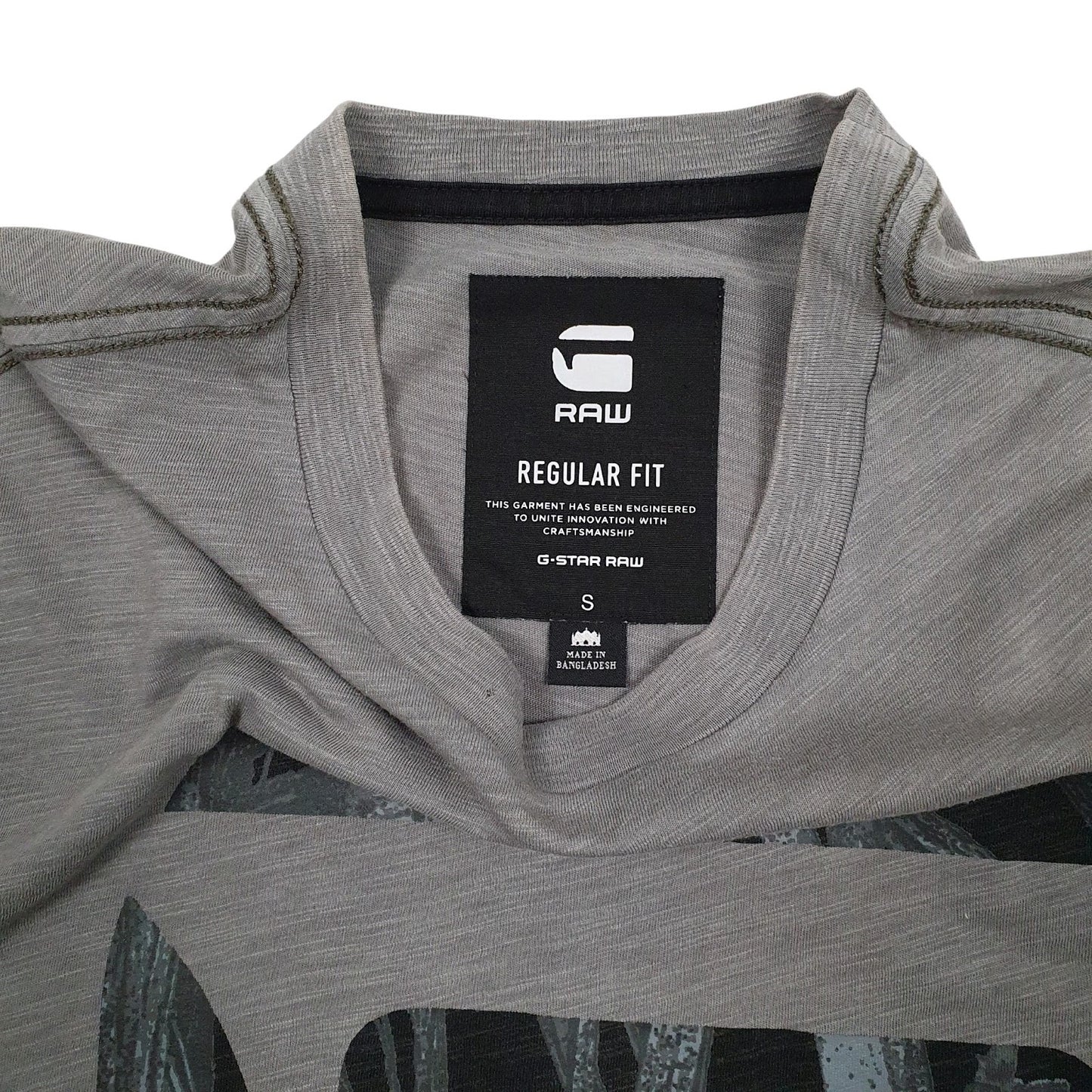 Mens Grey G Star Raw   T Shirt