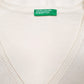 Womens Cream United Colors Of Benetton  V Neck Jumper