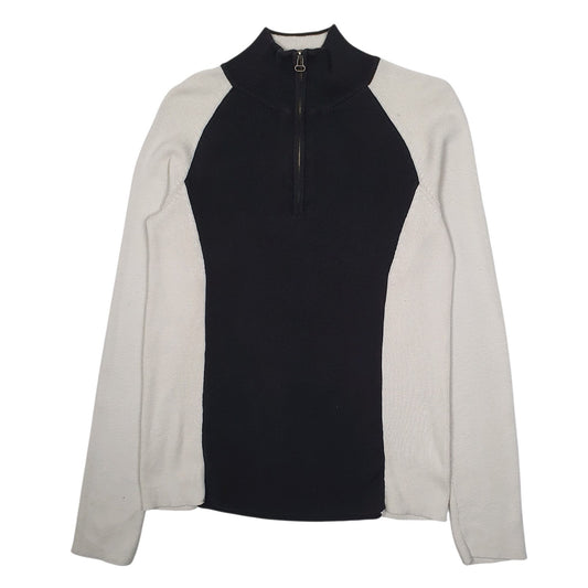 Womens Black Ralph Lauren Polo Jeans Co Quarter Zip Jumper