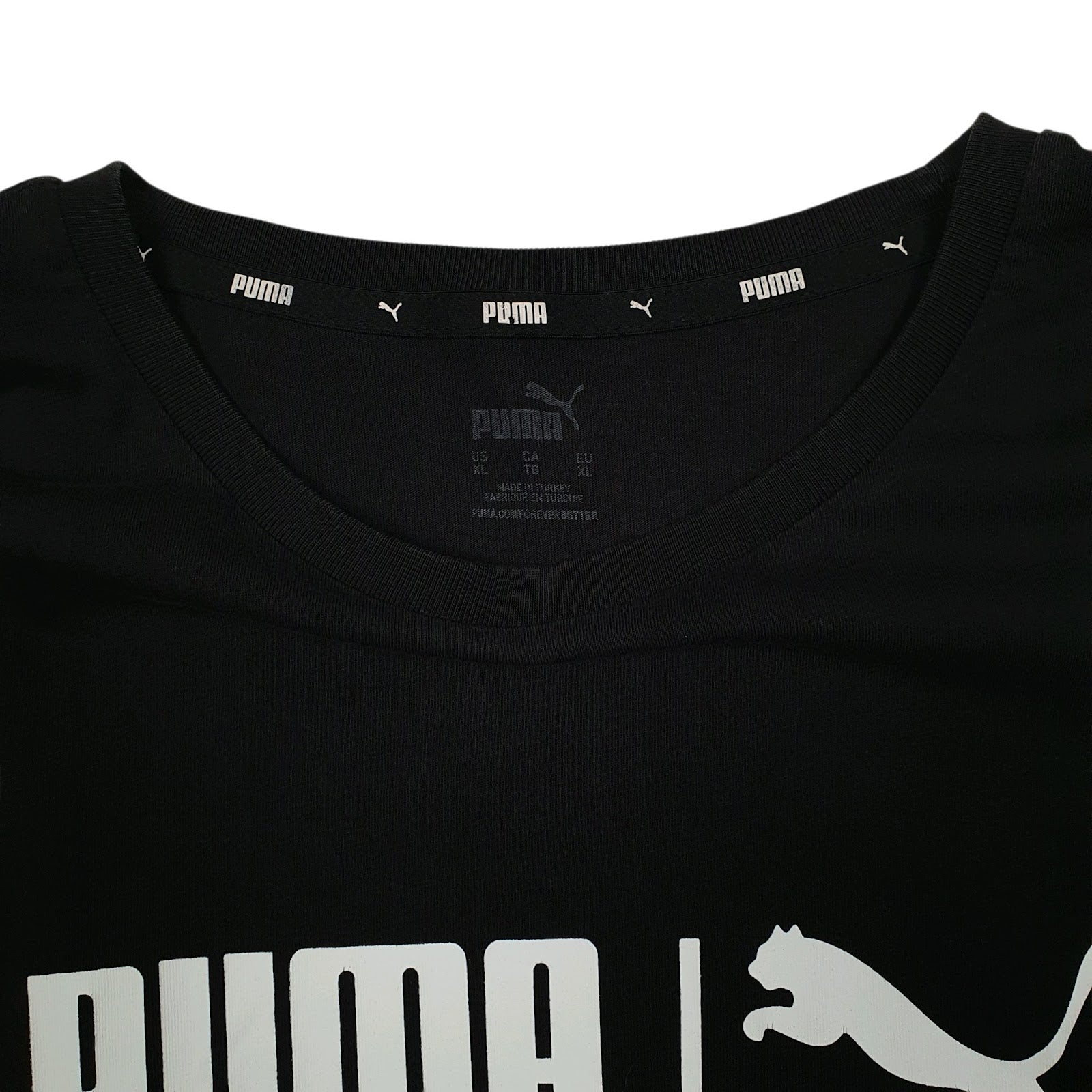 Mens Black Puma Handball  T Shirt