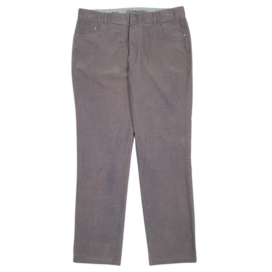 Mens Grey Puma Golf Corduroy Trousers