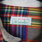 Mens Yellow Benetton Vintage Flannel  Shirt