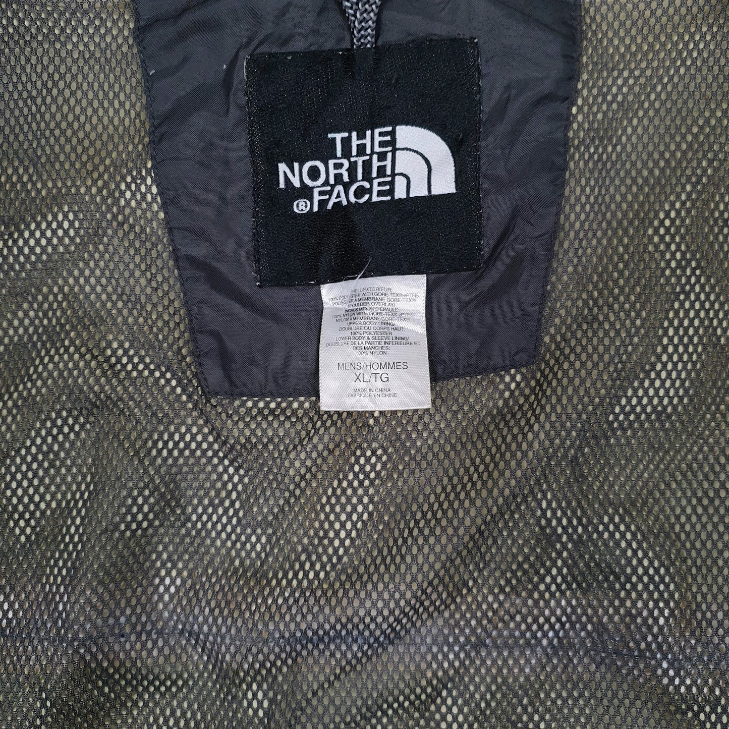 Mens Blue The North Face Goretex Crewneck Coat
